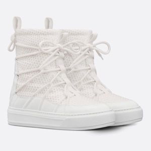 Christian Dior White Winter Boots